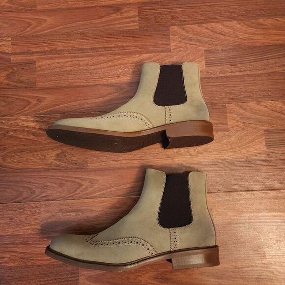 Kenneth Cole Reaction Knock  Chelsea  Brogue Wingtip Boots 12 NIB - Picture 5 of 9